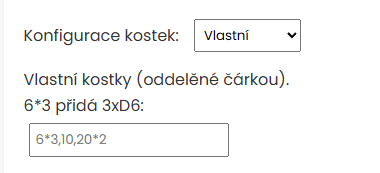 Vlastní kostky